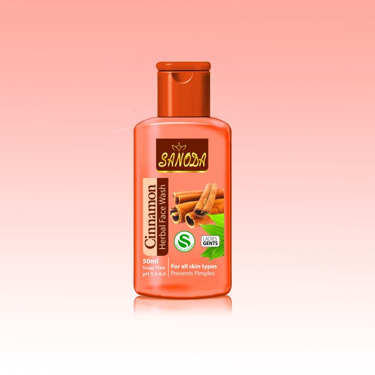 Cinnamon Herbal Face Wash 50ml Sanoda Ayurvedic Products