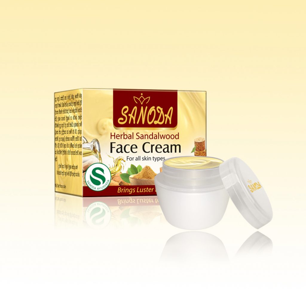 Sandalwood Face Cream 20g Sanoda Ayurvedic Products